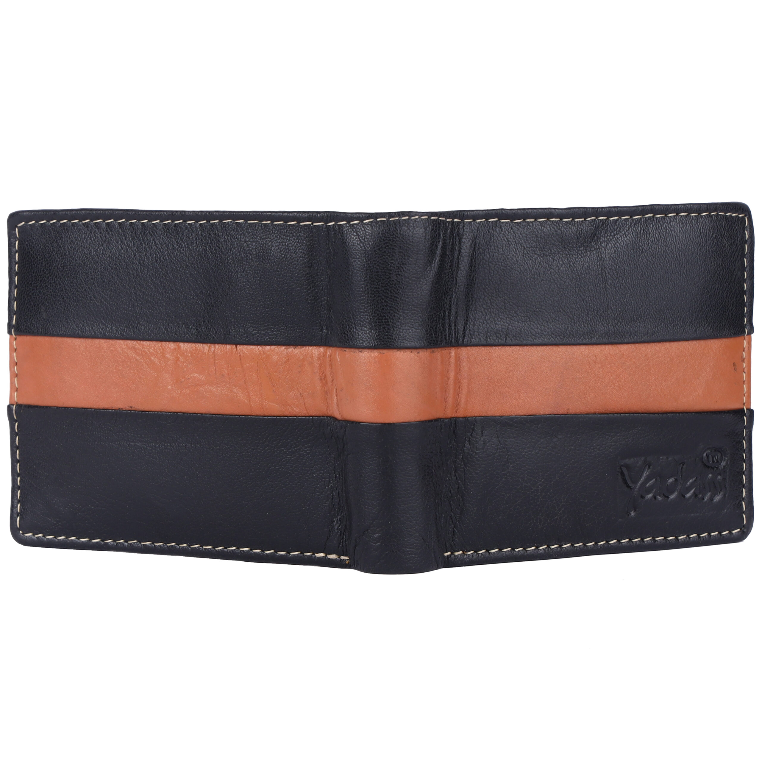 Bi-Fold Black Stylish Genuine Leather Wallets for Men Latest Gents Purse with Card Holder 22112_BL - Image 2