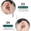 6 Pcs Ear Cleaner Tool Kit with a Storage Box Ear Wax Removal Curette Kit, Ear Cleaning Tool Set, Stainless Steel Ear Wax Remover Tool, Ear Pick Cleaning Set, Ear Wax Health Care Tool Set - Image 2
