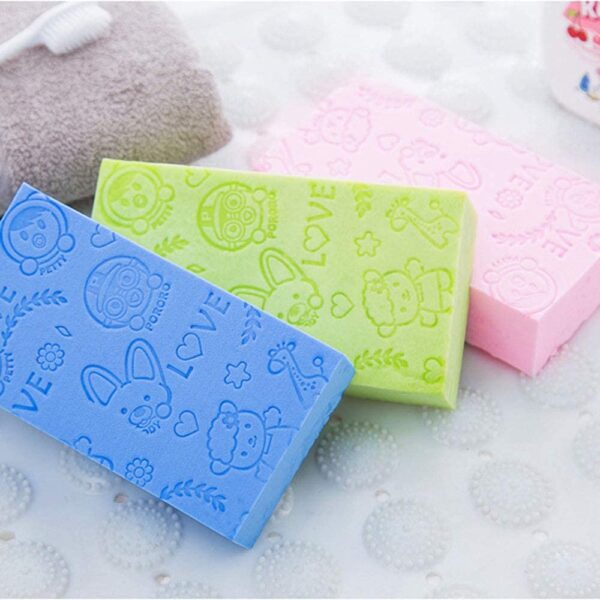 Ultra Soft Exfoliating Sponge | Asian Bath Sponge For Shower | Japanese Spa Cellulite Massager | Dead Skin Remover Sponge For Body | Face Scrubber for Women and Men (spong) - Image 2